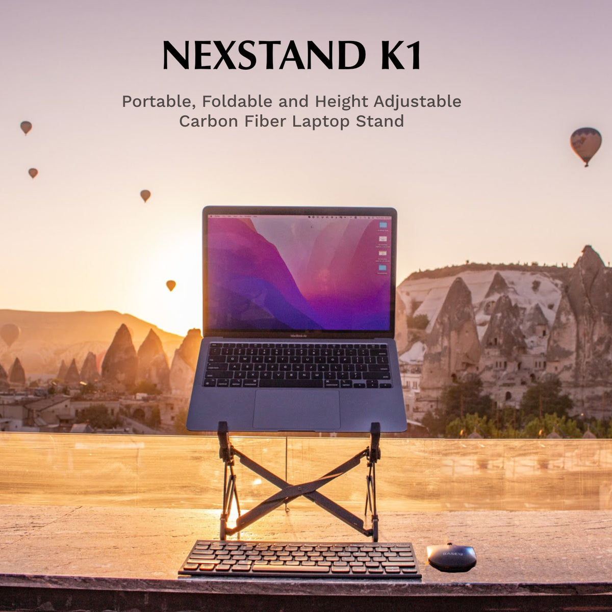 Carbon Computer Stand Nexstand K1 Carbon Fiber Laptop Stand